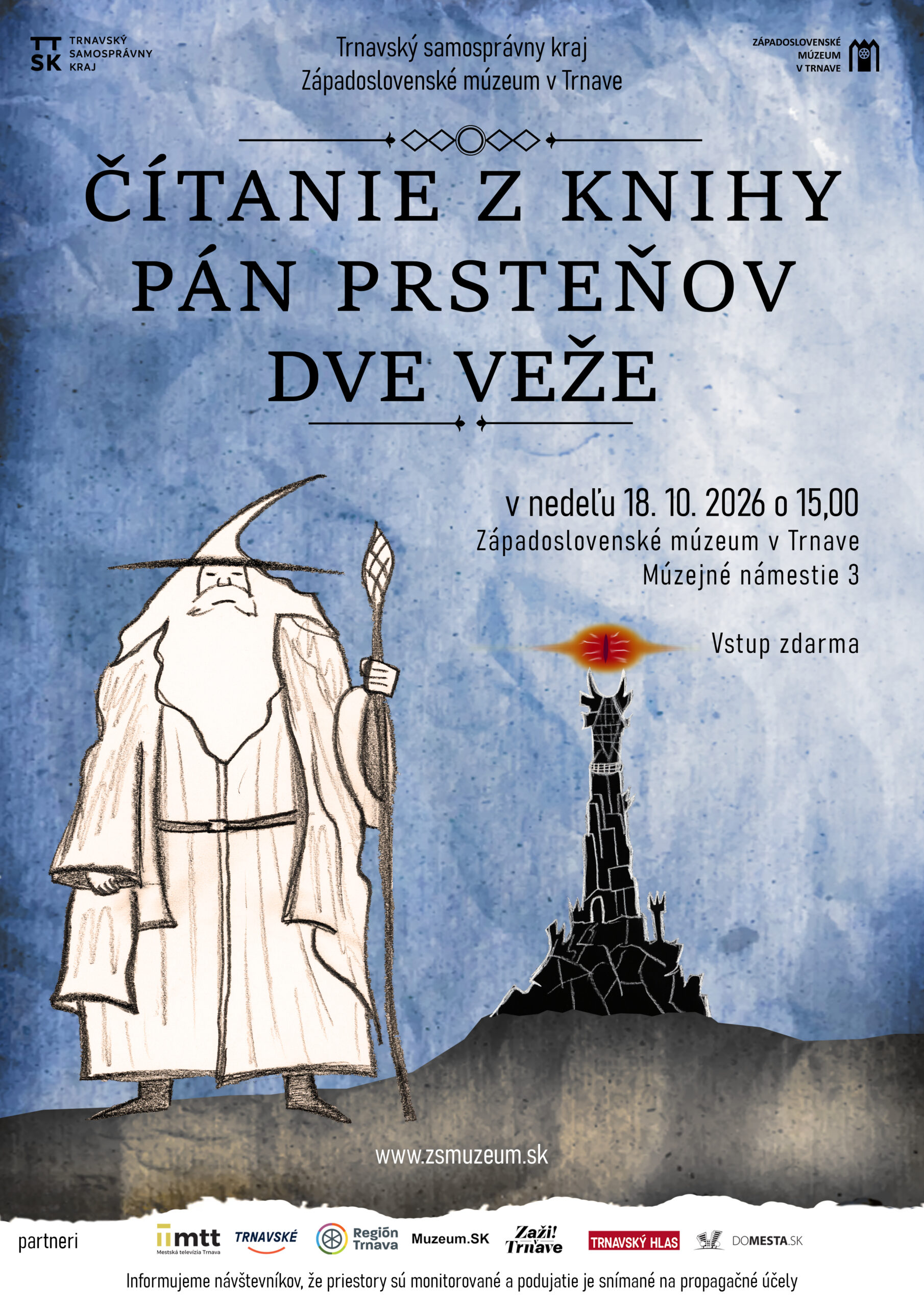 Čítanie z knihy Pán prsteňov II. – Dve veže